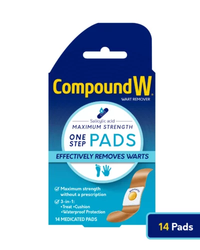 Compound W Wart Remover Salicylic Acid Medicated Pads