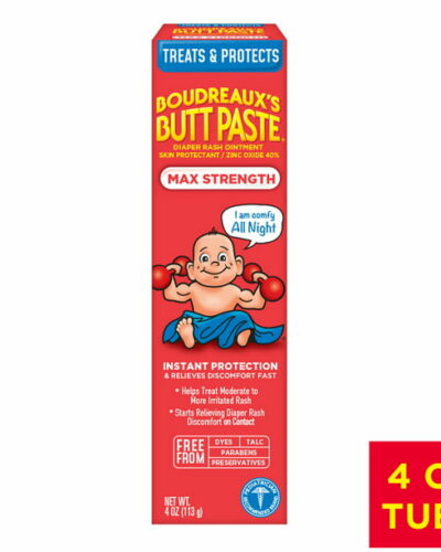 Boudreaux’s Butt Paste Max Strength Diaper Rash Ointment