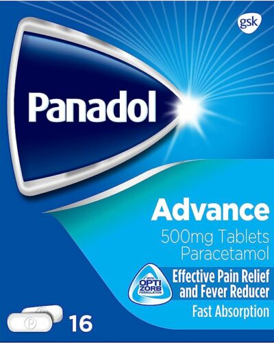 Panadol (Paracetamol) Advance 500mg Caplets with OPTIZORB