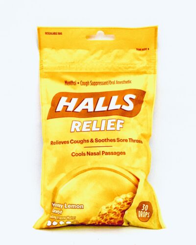 Halls Relief Honey Lemon Cough Drops